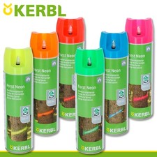Kerbl 500 ml Markierungsspray Forst Neon Wald Baum Markierung 6 Farben