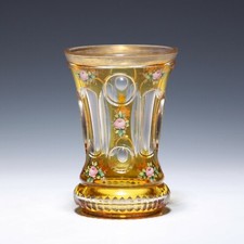 Ranftbecher mit Emailbemalung und Vergoldung - Anfang 20. Jh.
