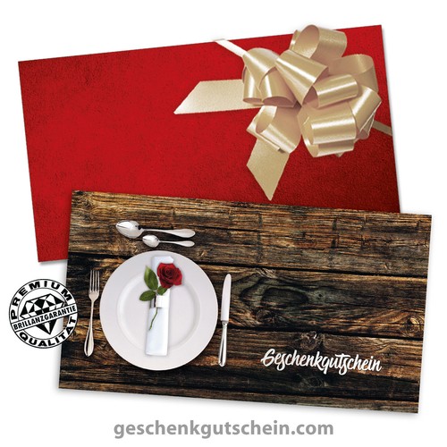 Gutscheinkarten mit kuverts - gutscheinkarten,