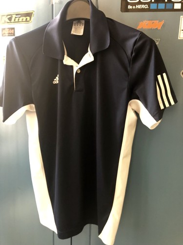Adidas shirt navy - t-shirt, navy-medium