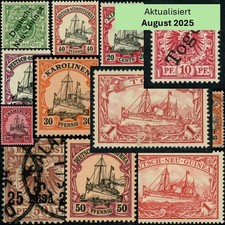 Deutsche Kolonien: Postfrisch, Ungebraucht, Gestempelt Auswahl