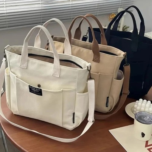 Schultertasche groß aus - groß,