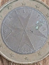 1 Euro Münze Malta 2008 mit