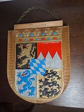 Wappen Bayern Holz