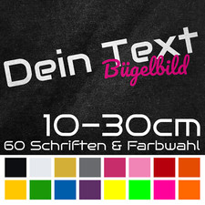Eigener Text Bügelbild DIY