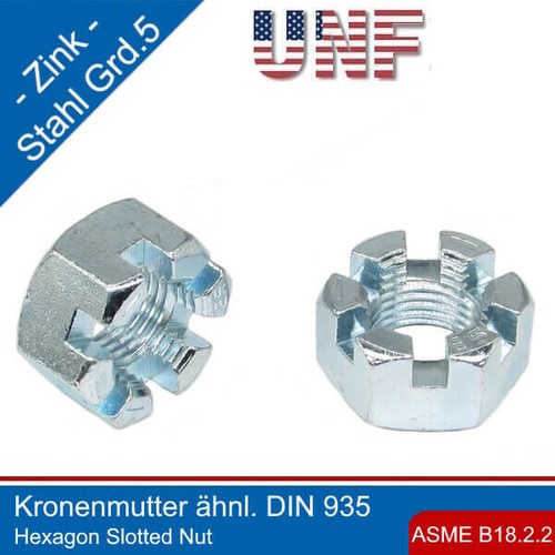 Unf kronenmutter asme b18 2 - asme, b18.2.2