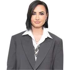 Demi Lovato (Grey Suit) Halber