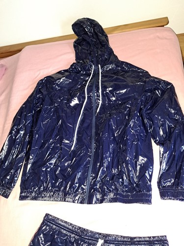 Glanz nylon regenjacke - nylon,