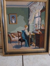 Stickbild groß 37x57 cm mit