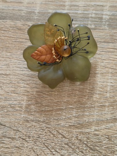 Brosche blume vintage - brosche,