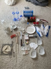 Labor-Glaswaren etc. / Chemie Glaskasten für PTA-/CTA-Ausbildung