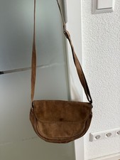 Vintage Handtasche Funbag Leder in Braun