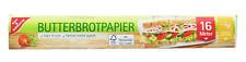 (0,34€/1m) Butterbrotpapier 16 m x 28 cm breit ohne Druchfetten
