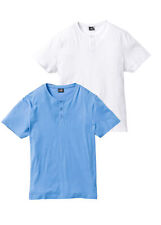 Henley-Shirt 2er Pack Regular