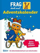 Frag doch mal die Maus Adventskalender ab 4 Jahre m. Seiten aufschneiden + BONUS