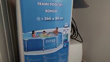 INTEX 366x84  Frame Swimming Pool Schwimmbecken Schwimmbad Pumpe 28214