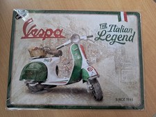 Blechschild 30x40 OVP VESPA