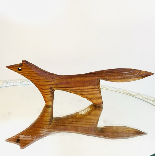 Fuchs holz figur - fuchs,