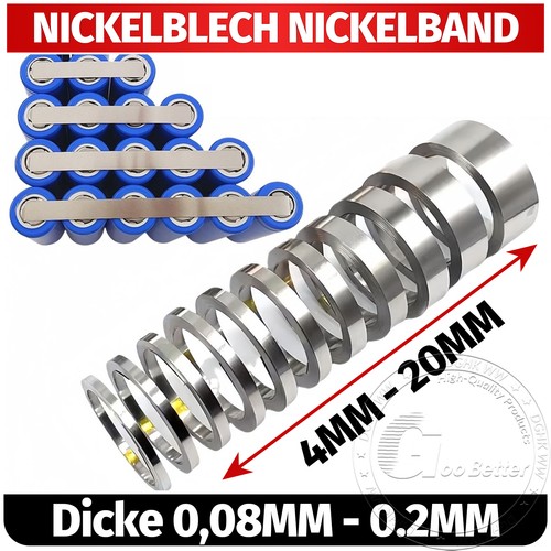 Nickelband aus reinem blech - nickelband, ni-blech