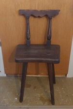 Antiker Galgenstabelle*Stuhl Brettstuhl * 18 Jahrhundert *