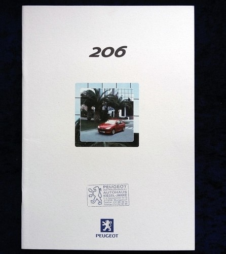 Peugeot 206 prospekt 2000 - prospekt,, 6.2000