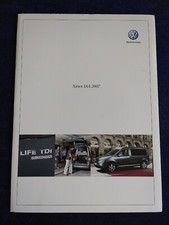 VW News IAA 2007 Pressemappe Caddy Multivan PanAmericana California NoLimit