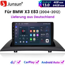 8-Core Carplay Autoradio Android13 Für BMW X3 E83 2004-2012 GPS NAVI BT SWC DAB+