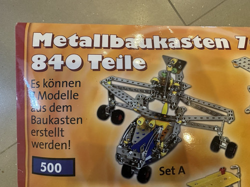 Metallbaukasten 7er set 840 - 7er-set,,