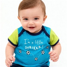 Fußball T-Shirt Baby Kinder erste Größe Babykleidung