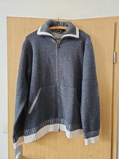 Vintage Jacke Strickjacke grau "O`Neill" gr:L dicke Strickjacke Wolljacke
