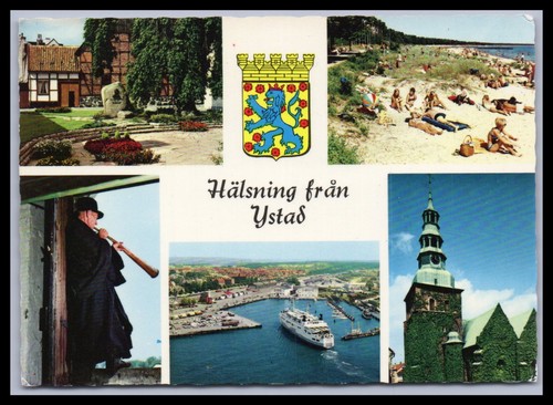 Ansichtskarte ystad schweden - ystad,