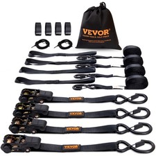 VEVOR 4 Pack Ratchet Tie Down