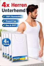 Herren Unterhemd weiß 4