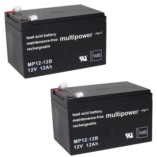 Akku mp12 blei gel - 2x,