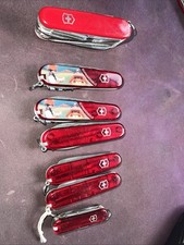 7 Schweizer Taschenmesser Rot