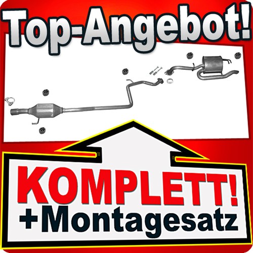 Auspuff für toyota yaris - auspuff,