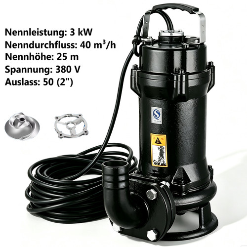 3kw industrie fäkalienpumpe - 3kw,