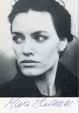 Maja Maranow+ - seltenes original Autogramm auf Karte - "EIN STARKES TEAM"