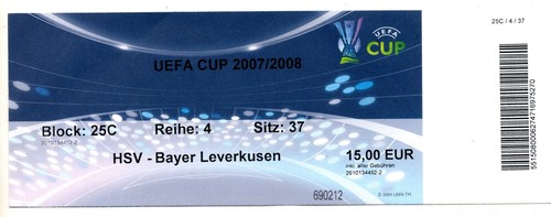Ticket hamburger bayer - ticket,