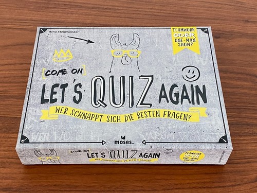 Let quiz again - let's,