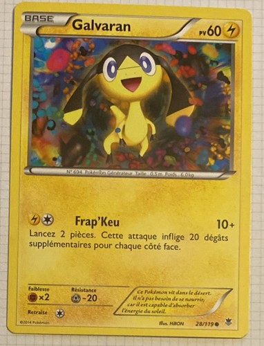 Pokemon karte 119 galvaran - 29/119,