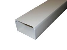 (5,95 EUR/m) Kabelkanal weiß 100 x 50 mm Kabelleiste Installationskanal PVC