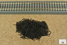 V8, Gleisschrauben KaModel für TT TILLIG Holzschwellen Bettungsgleis, 100-500St