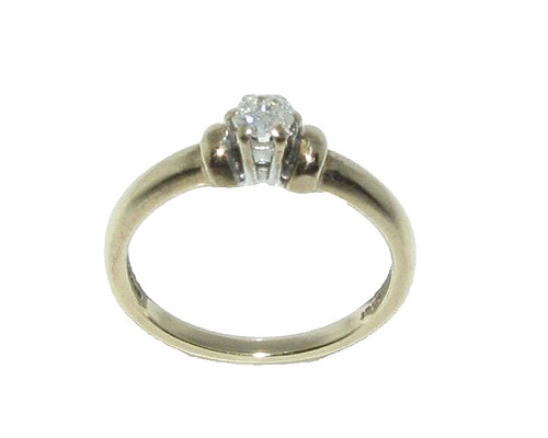 Damen karat gelbgold - gelbgold, diamant