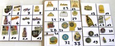 30 BIER PINS aus dem Saarland-BITTE EINEN WÄHLEN-LESEN-u.a KARLSBERG,Mettlach...