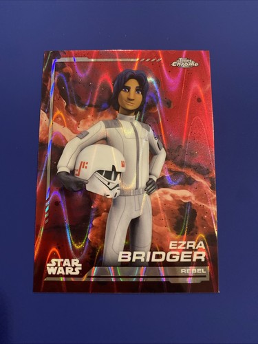 Star wars karte topps chrome - star,