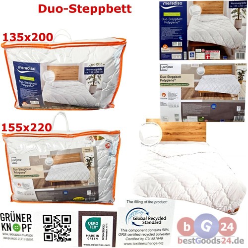 Bettdecke duo steppbett - bettdecke, duo-steppbett