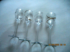 4 GOLDSPIRALE SHERRYGLÄSER