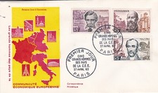 Frankreich 1963 FDC Fünf