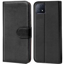 Wallet Case für OPPO A73 5G Handy Book Cover Flip Tasche Schutzhülle slim
